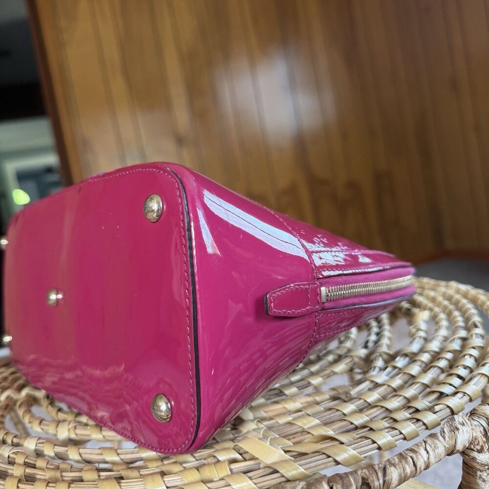 Gucci Microguccissima Pink Patent Leather Nice Dome Bag Pre-Loved Authentic - Picture 5 of 16